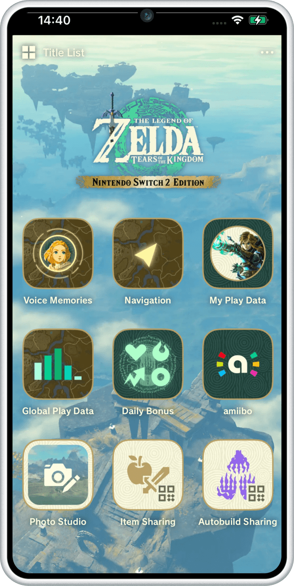 Prezentacja aplikacji ZELDA NOTES na smartfonie
